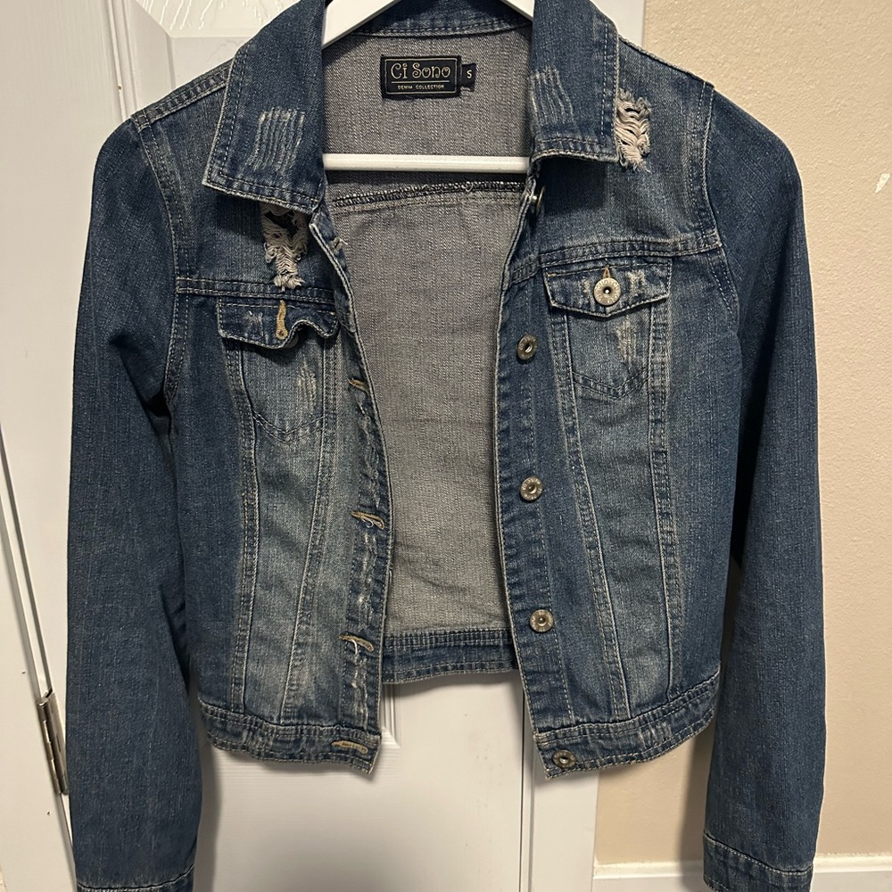 Ci Sono Blue Denim Jacket